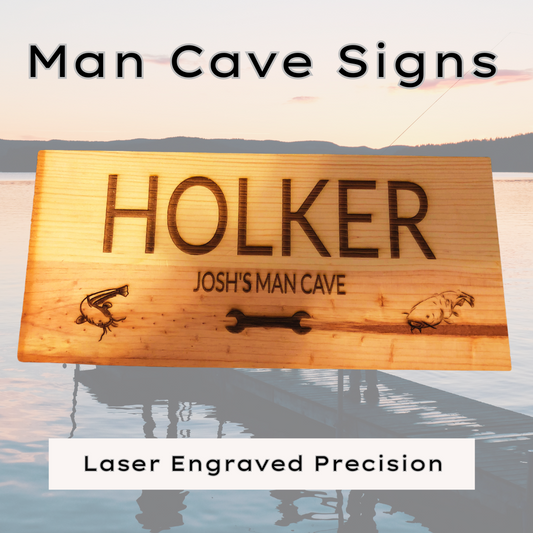 Man Cave Signs - Personalized Options Available