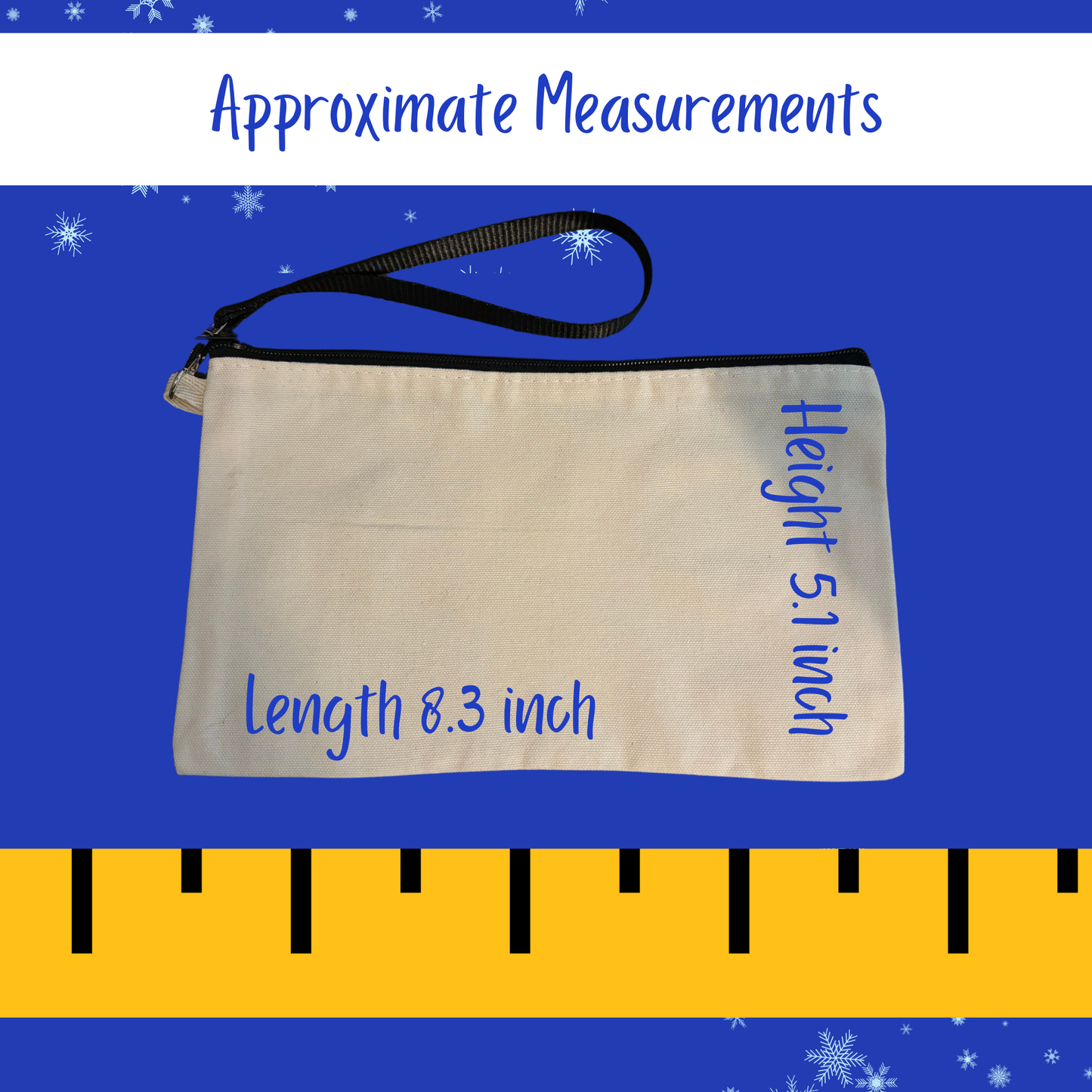Reindeer Mini Wristlet Bag